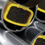 Tiras emisoras ZERUST ICT VCI que protegen el interior de las tuberías