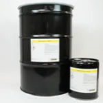 55-gallon drum and 5-gallon pail of ZERUST Axxanol 758-NV.