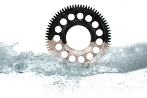 Immersion in water-based parts wash fluid cleaner solution