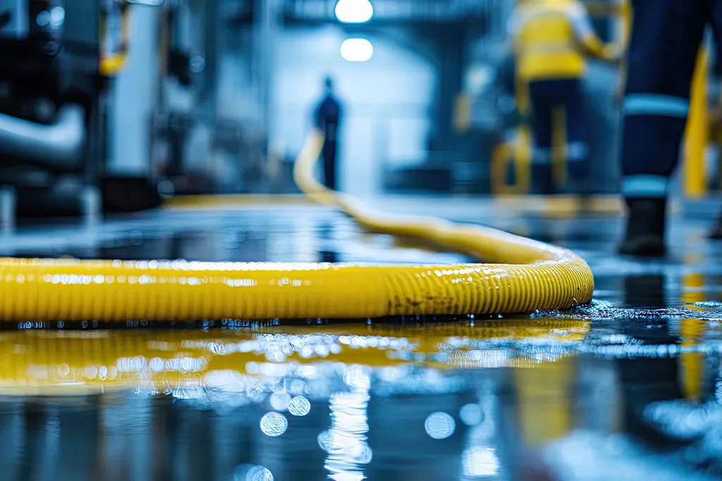 Detección de Fugas en Sistemas Industriales de Lavado de Piezas con Acumulación de Agua en el Piso