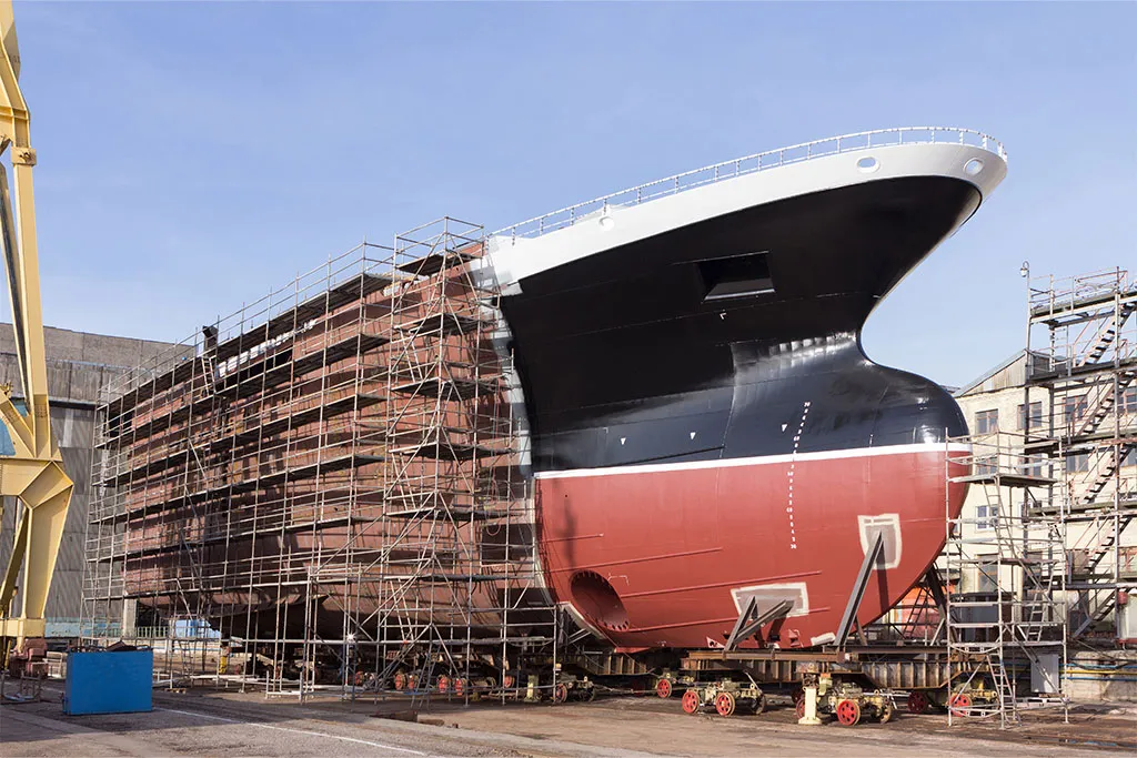 Protección contra la corrosión en la construcción naval: ensamblaje de acero estructural