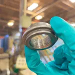 Prevención de corrosión en talleres de maquinado utilizando ZERUST® Axxatec™ DA-23C para proteger piezas mecanizadas después de la limpieza